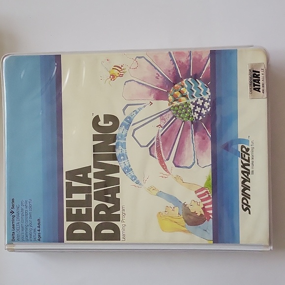Delta Drawing Learning Program By Spinnaker 1983 Atari - Picture 2 of 12